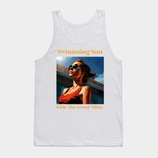 swim instructor, swim coach, swimming trainning, fun designs v13 Tank Top